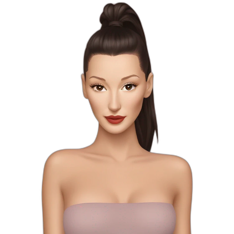 Bella hadid emoji