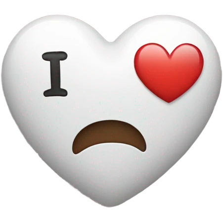 Heart with I miss you  emoji