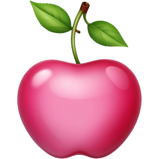 Pink cherries emoji
