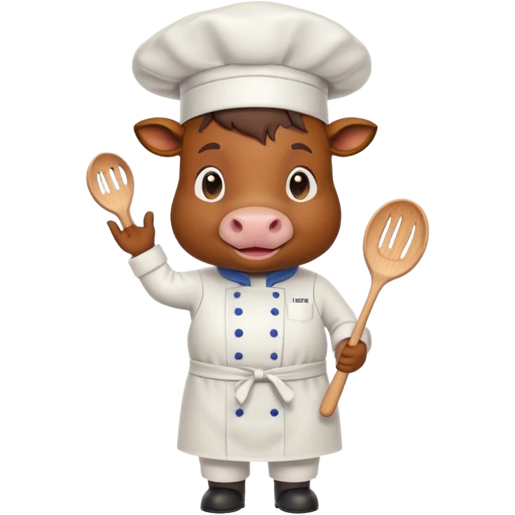 cow chef emoji