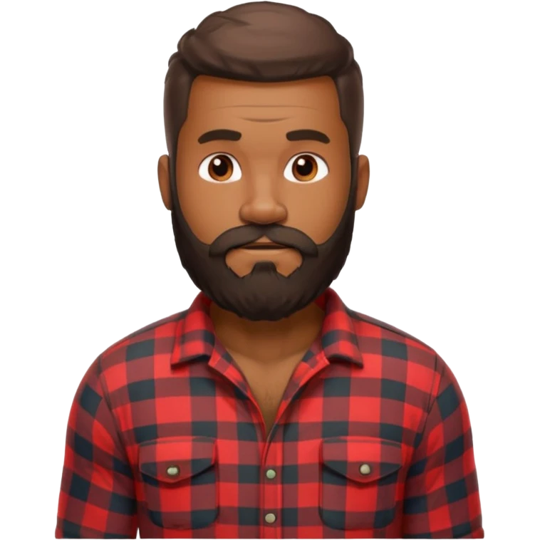 lumberjack black man emoji
