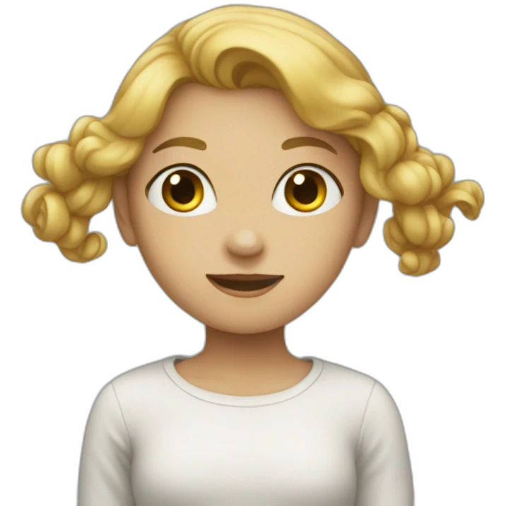 Invisible girl emoji