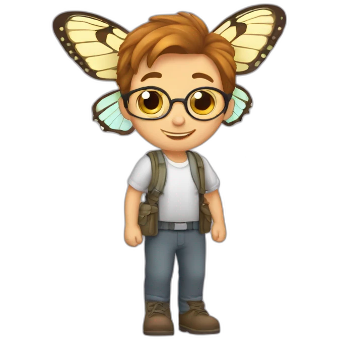 Nageur de papillon qui sourit emoji