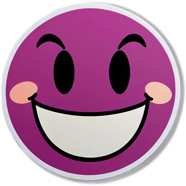 Happy smiling face  emoji