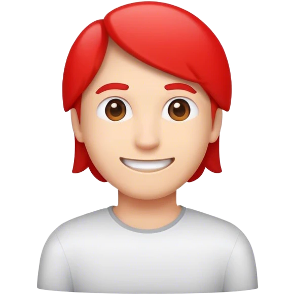 The YouTube logo is a head on a body emoji