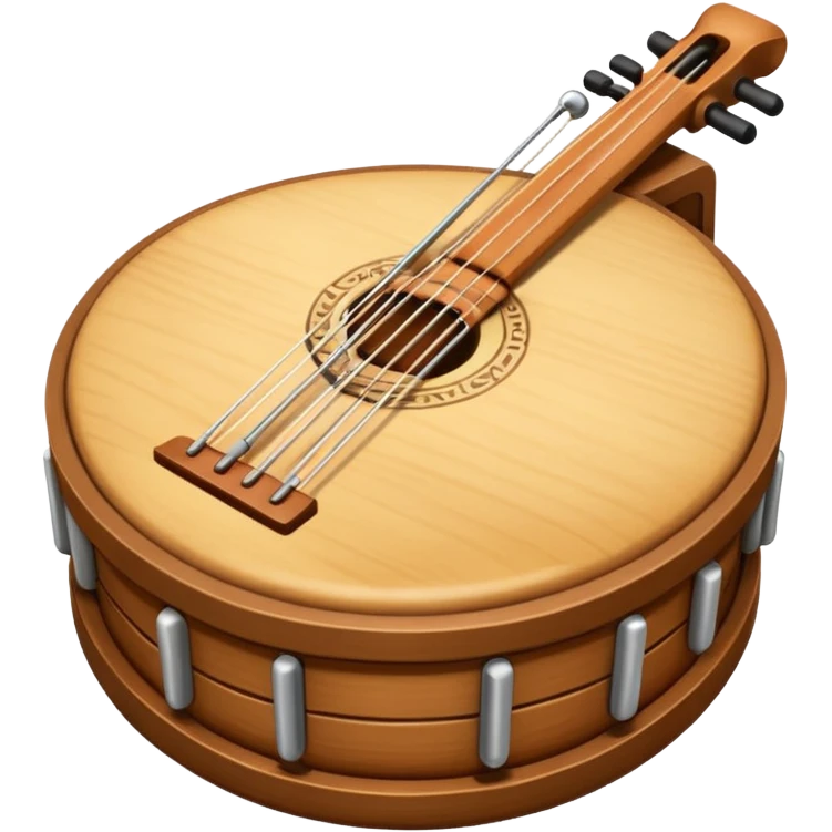 wooden ding instrument emoji