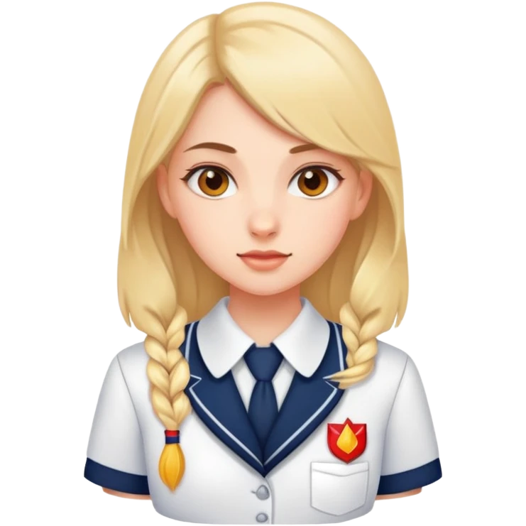 Hot girl in school uniform 18+ emoji