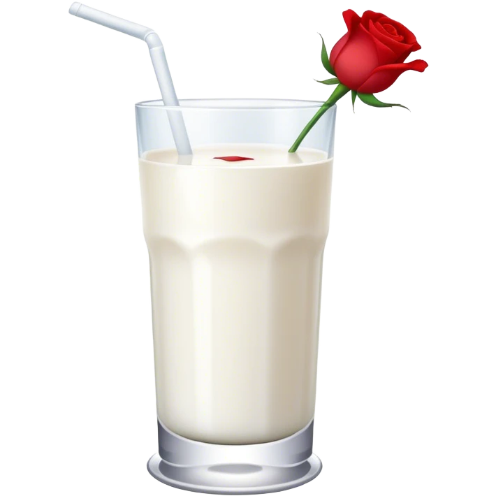 milk rose emoji