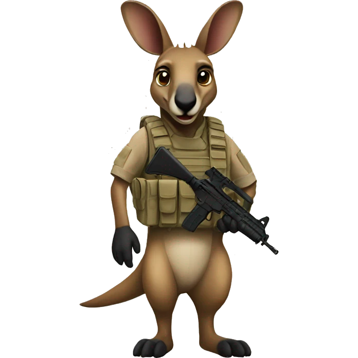 Tactical Kangaroo emoji