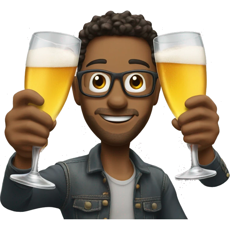 One glass cheers  ￼ emoji