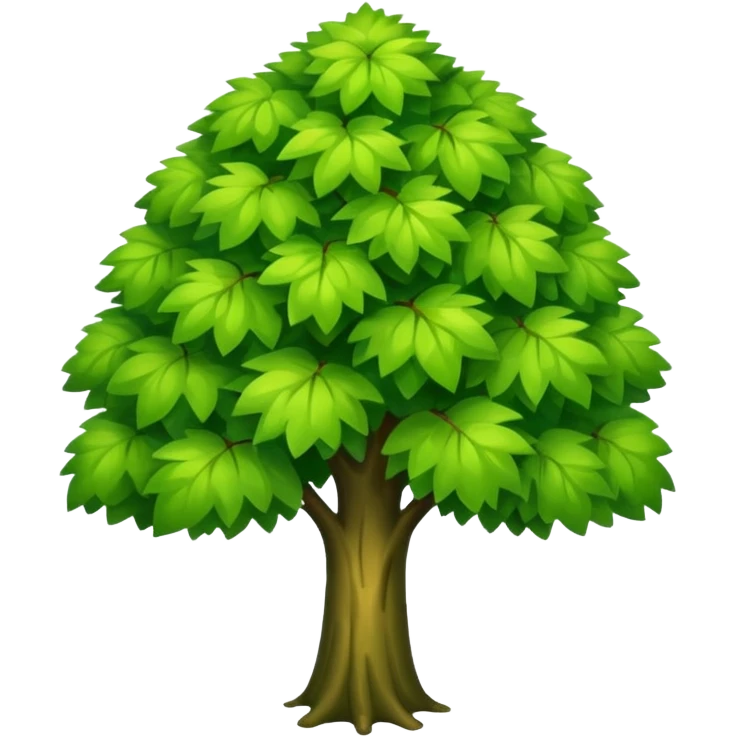 a green tree emoji