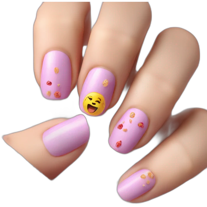 cute nails emoji