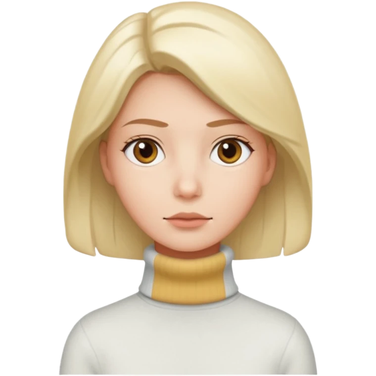 white turtleneck sweater on big tits emoji