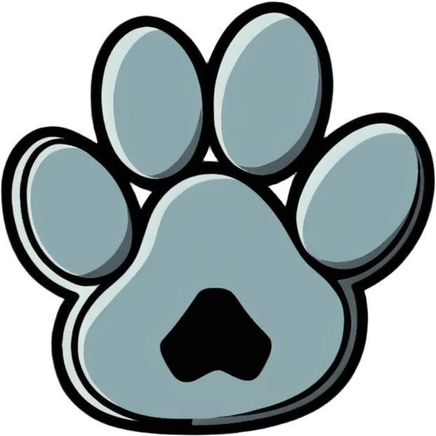 animal paw print emoji