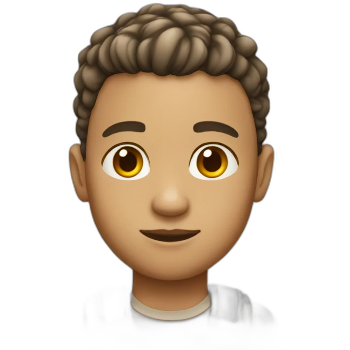 fire-head boy, light skin tone emoji