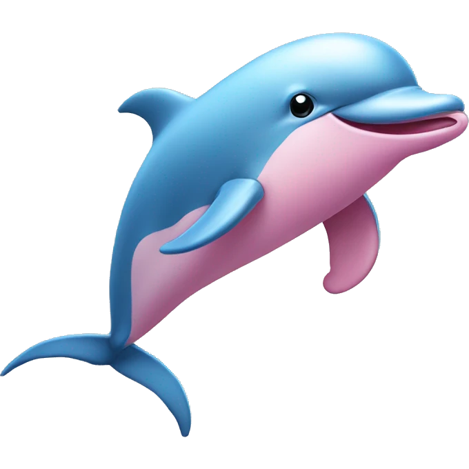Big pink dolphin emoji