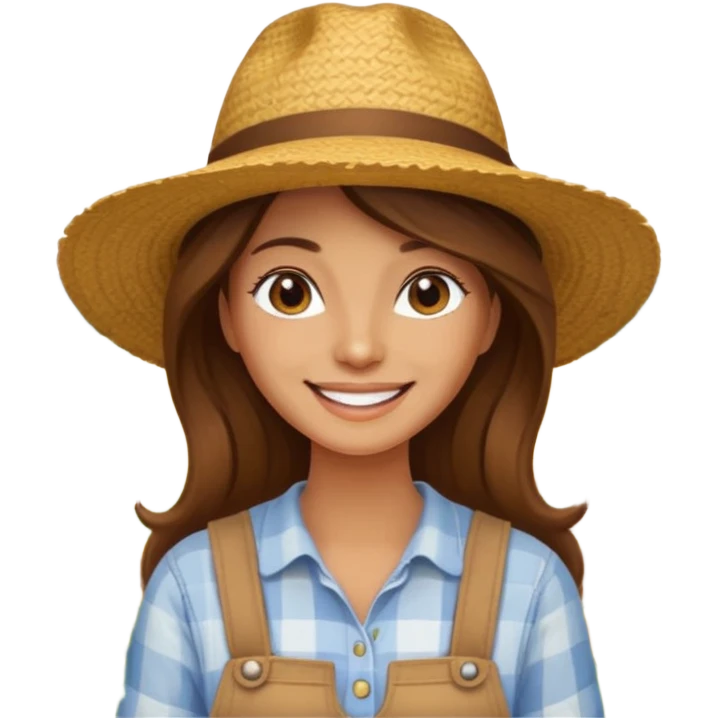 tia granjera dando like granjera  campo emoji