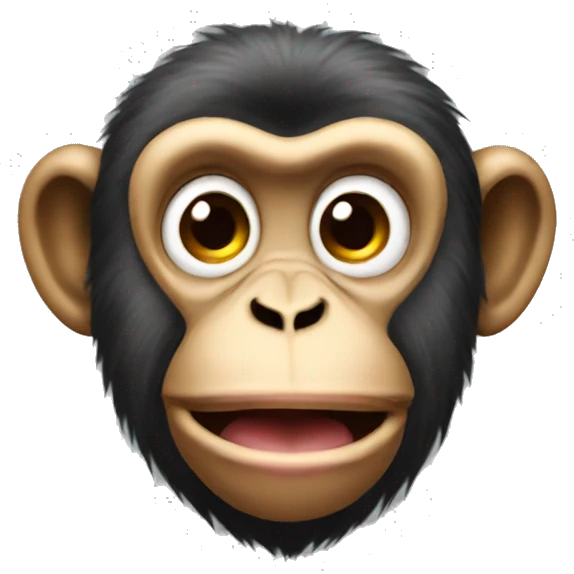 monkey with its tongue out emoji