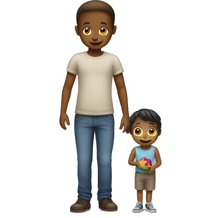 a child does not give a toy to another child emoji