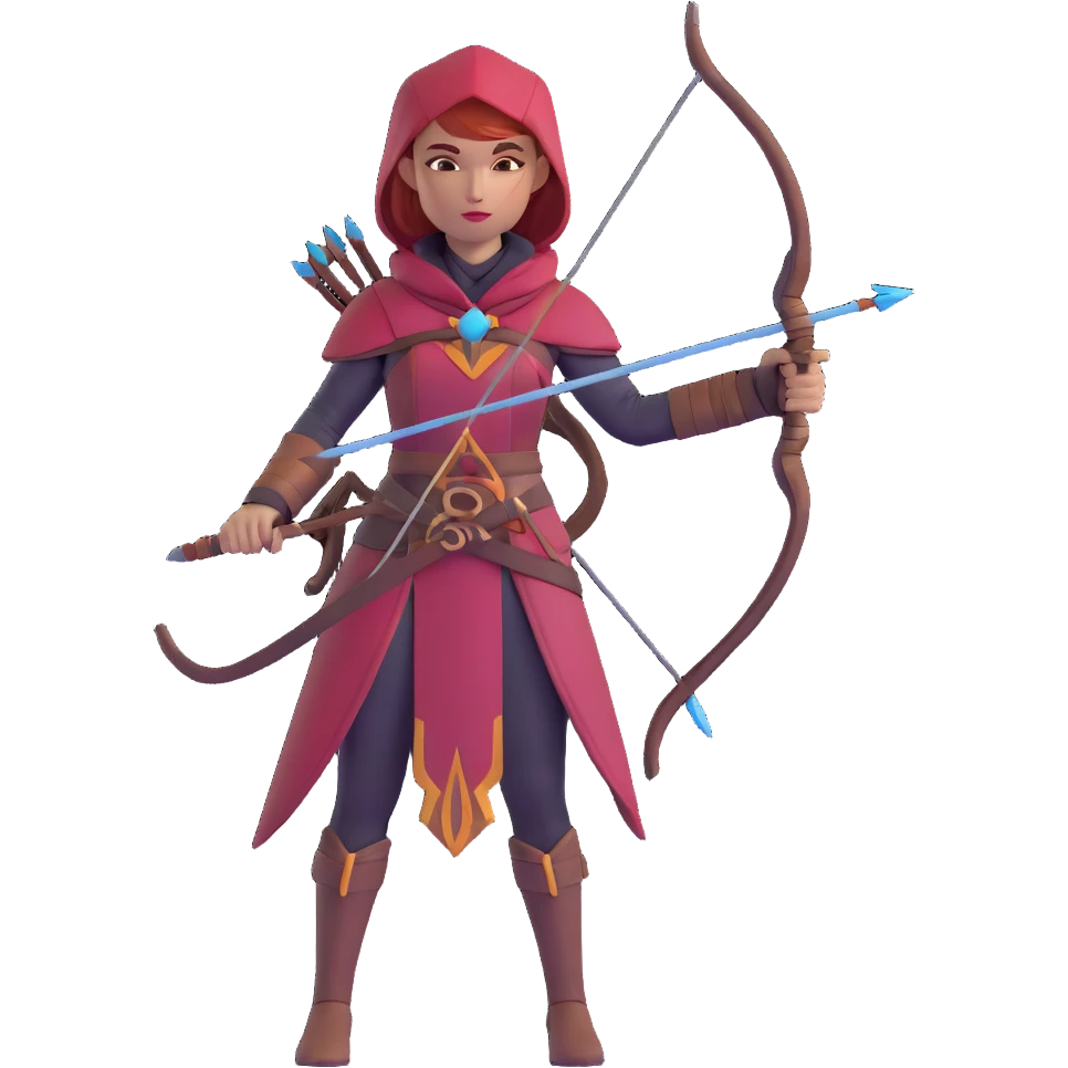 Leliana from Dragon Age as a spymaster with bow emoji