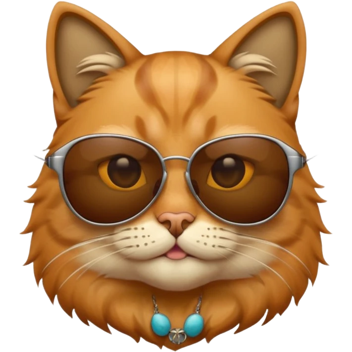 Cat wearing sunglasses emoji