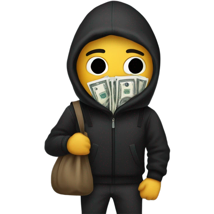 Make a robber  emoji