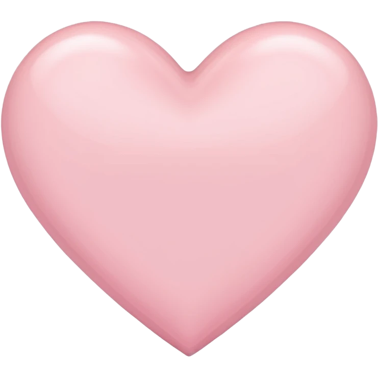 small light pink heart emoji