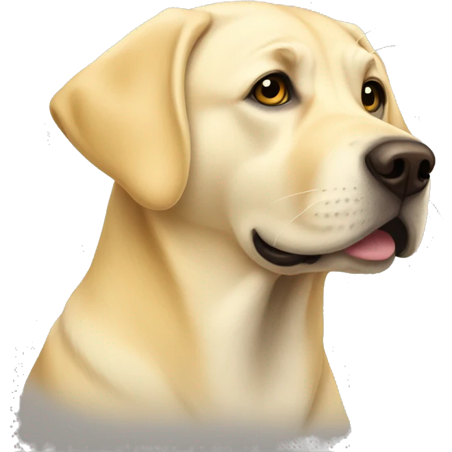 Yellow lab emoji