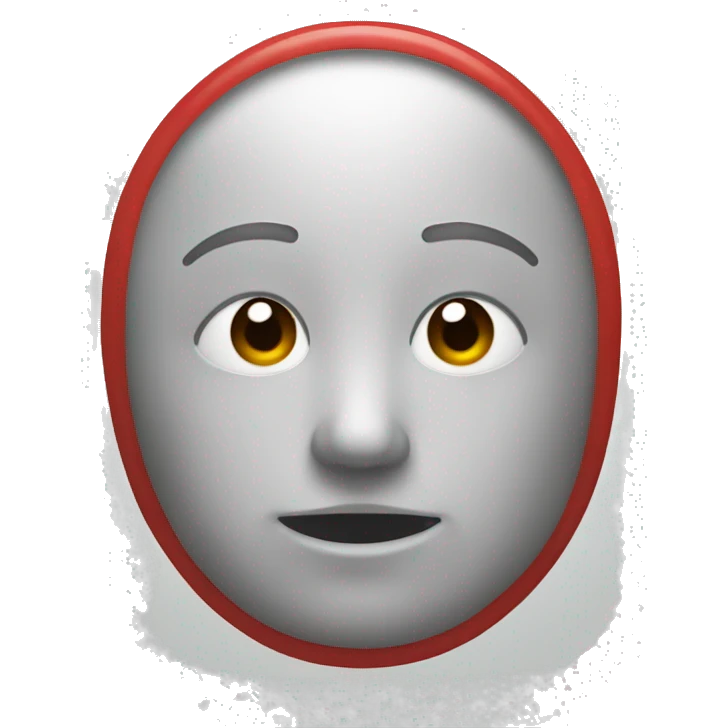 ai red circle that is darker on the outside it is for satusing the progrrss emoji