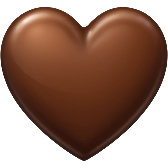 Brown heart emoji