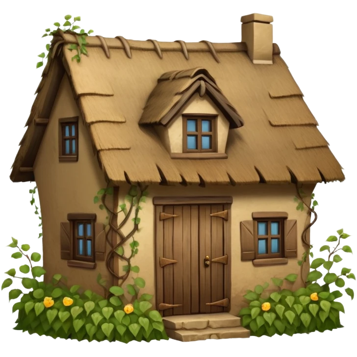 thatched roof house emoji