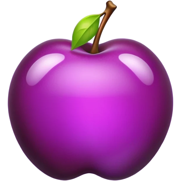Plum emoji