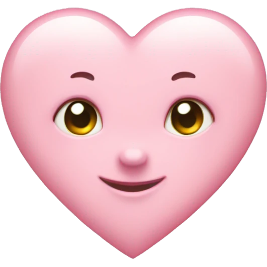 Baby pink heart  emoji