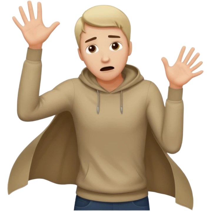 man falling into the void emoji