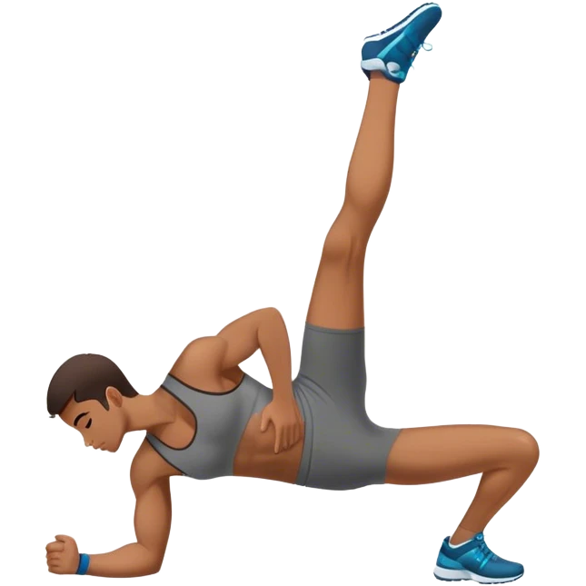 side-view situps emoji