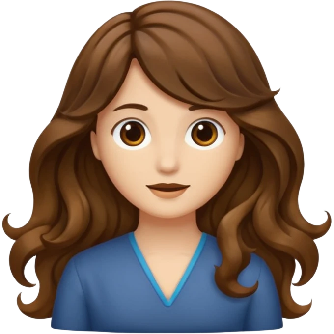 edit hair - medium-length hair emoji