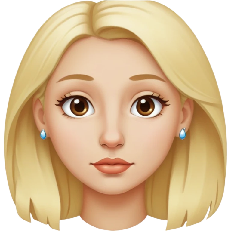 Parda loira com piercing no nariz  emoji