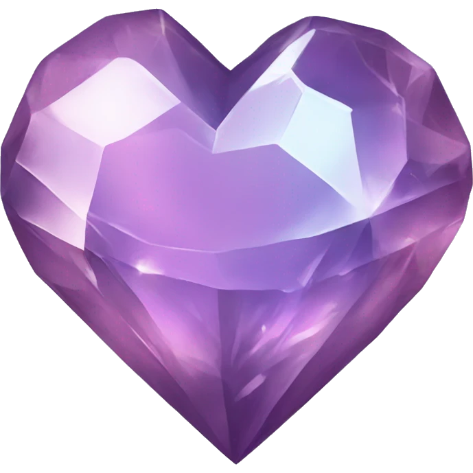 Crystal heart emoji