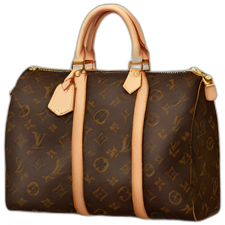 Louis vuitton bag logo emoji