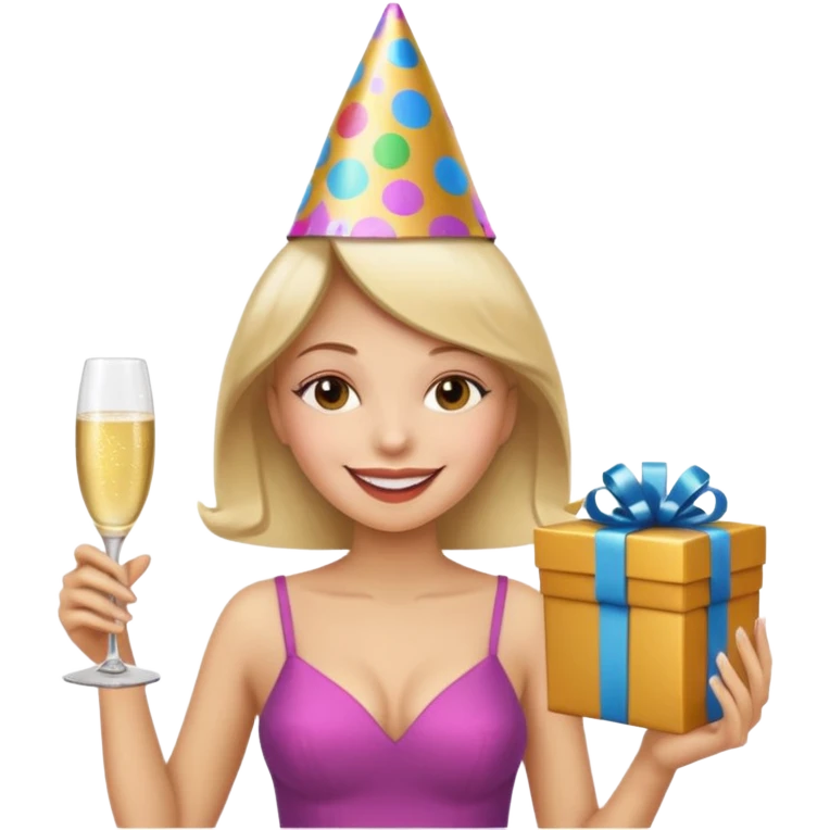 Leave the image the same, but add gifts underneath emoji