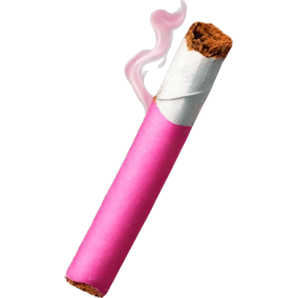 Pink cigarettes  emoji