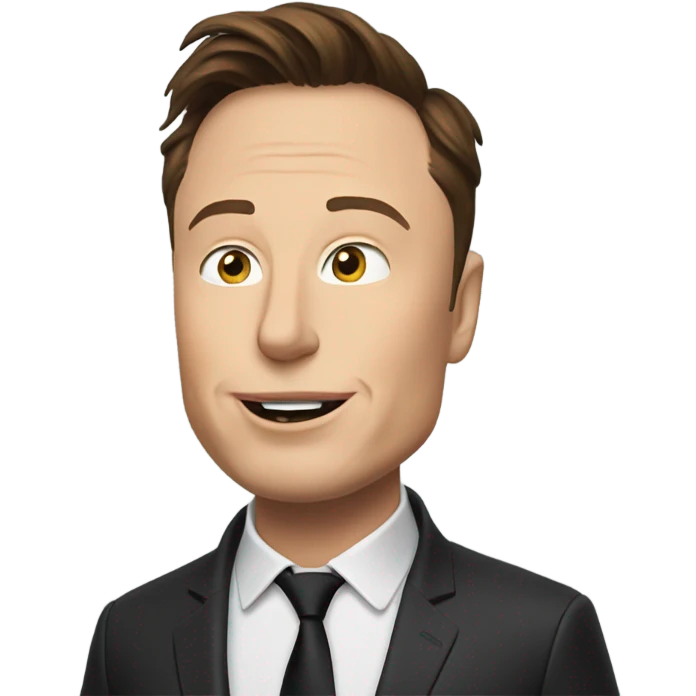 Elon Musk making a proposal emoji