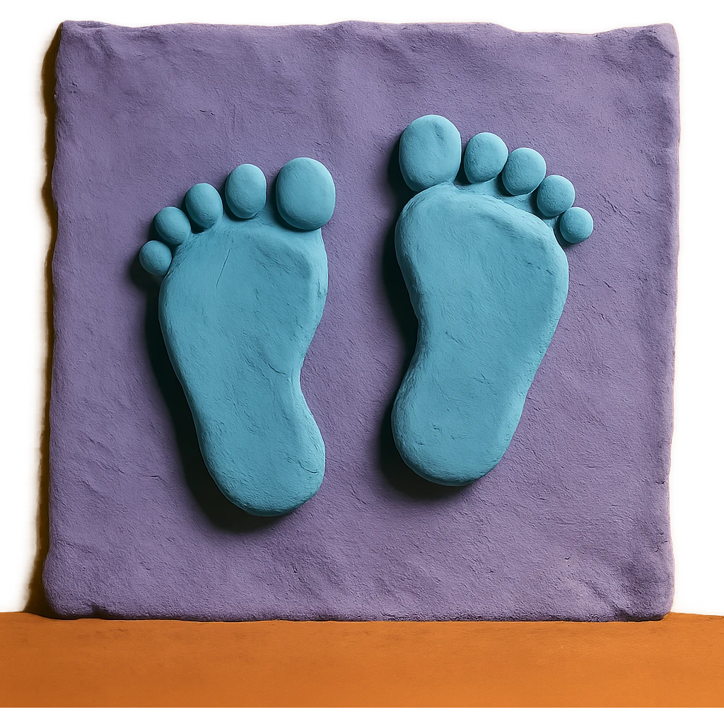 footprints emoji