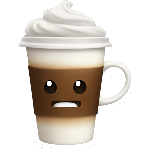 Aesthetic coffee emoji