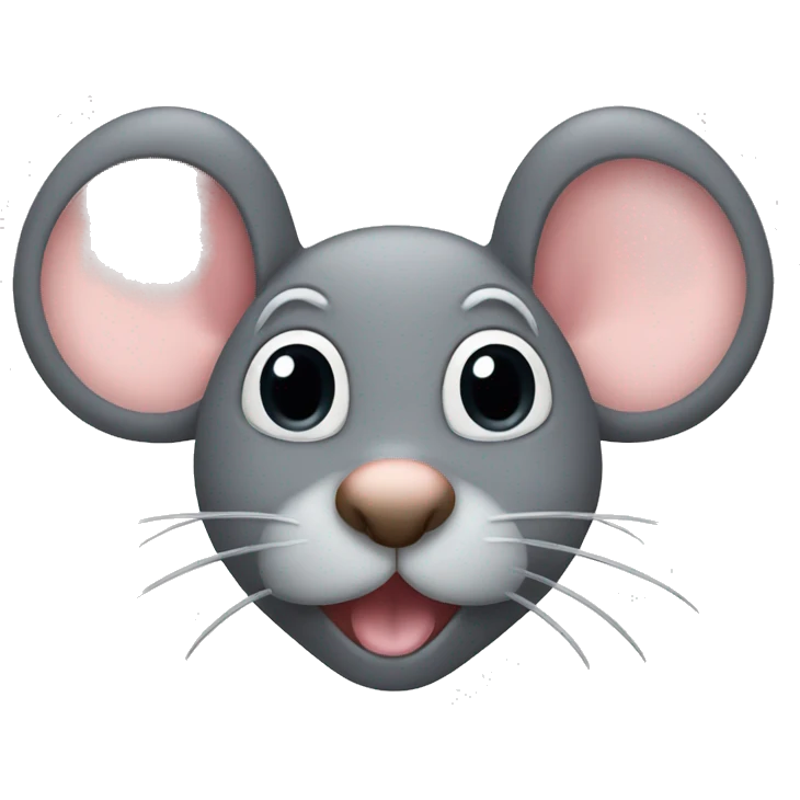 MOUSE WITH MOUSTACHE emoji