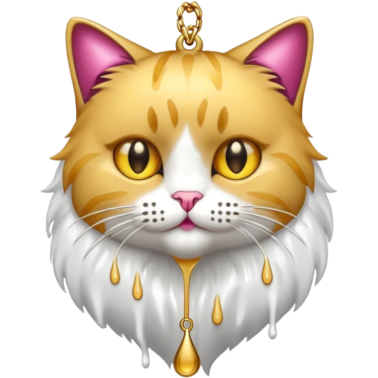 Cat with drip emoji