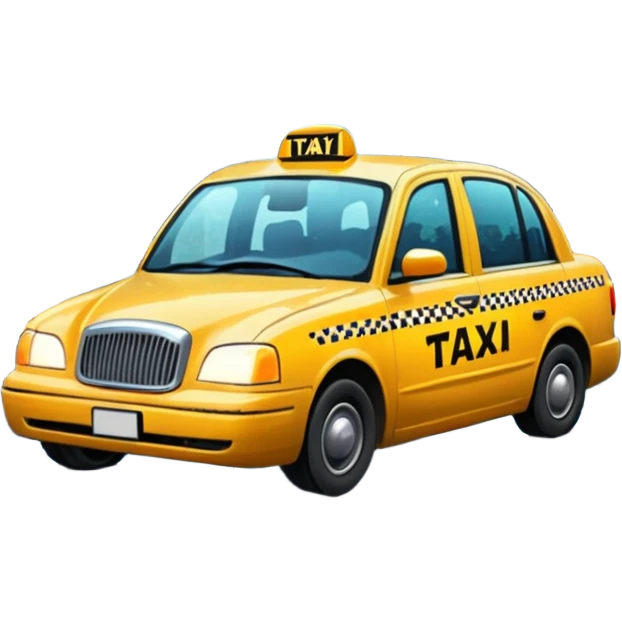 Taxi reflection + puddle, City Rain Scenes. emoji