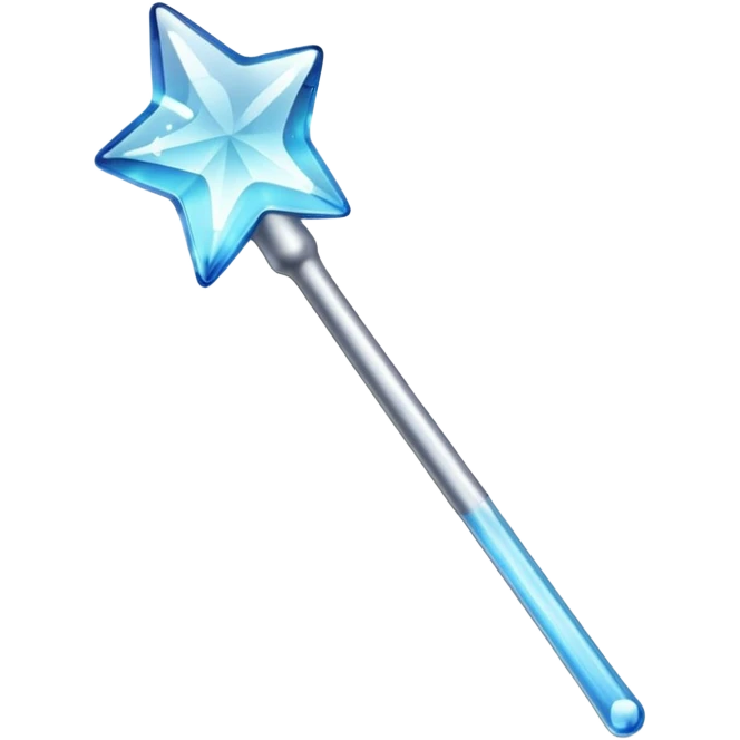 magic wand water 
 emoji