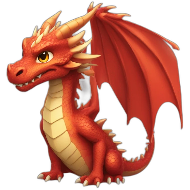 Dragon kawai emoji
