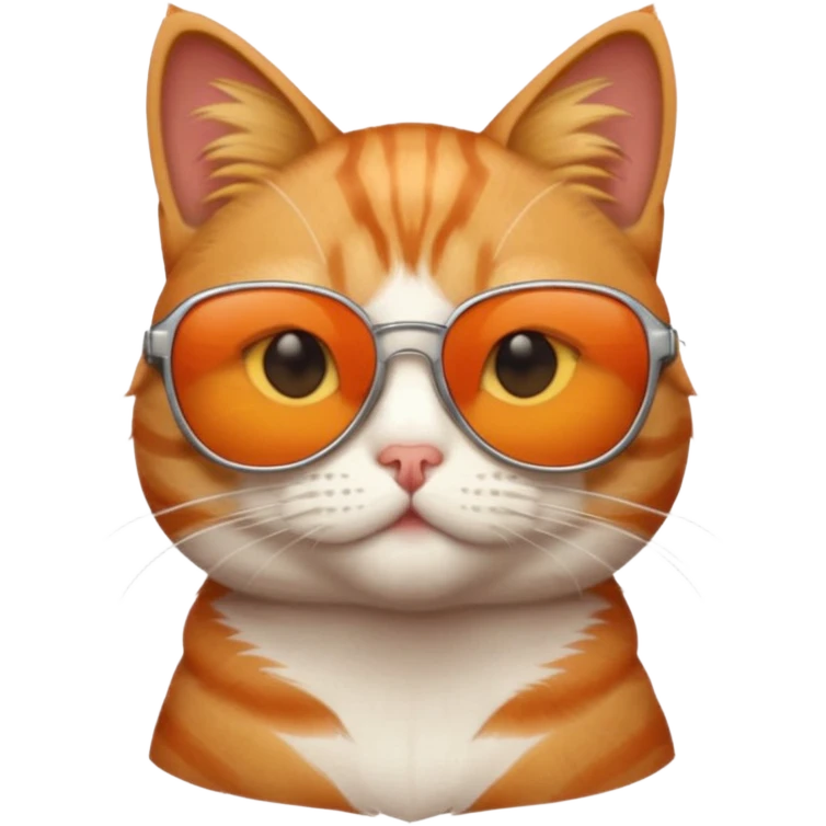 Cat wearing sunglasses emoji